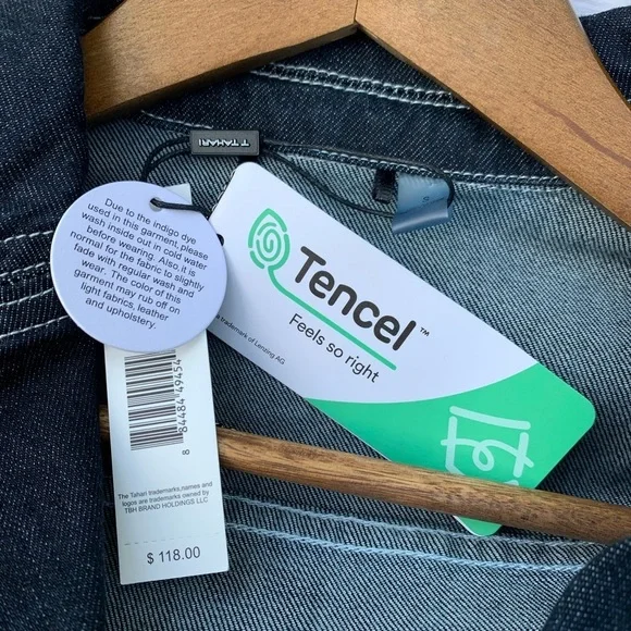 T Tahari | NWT Jean Jacket Size Small - Picture 11 of 13